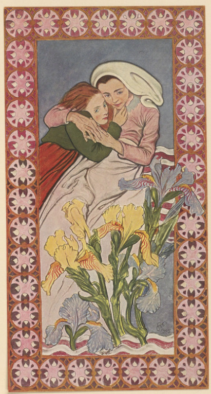 Caritas. Pastel, (r. 1905). Własność prof. dr. Juljana Nowaka w Krakowie.