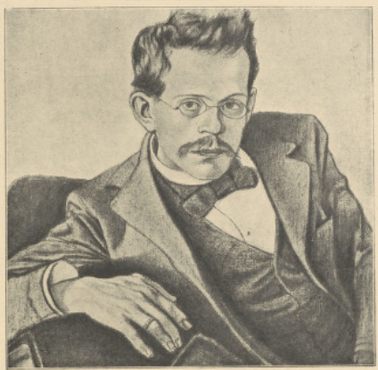 Portret Prof. Mehoffera (Pastel) 1898. (Ze Zbiorów E. Hr. Raczyńskiego w Rogalinie)