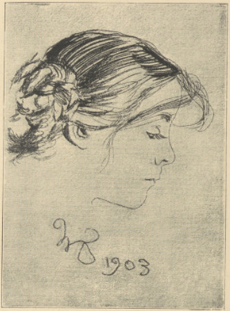 Główka Dziewczynki (fluoroforta) 1903