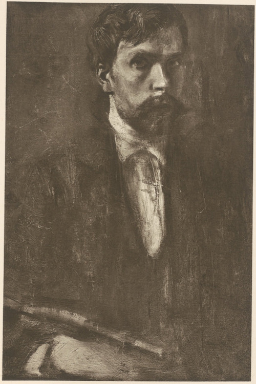 Portret Własny. oł. (r. 1893) Własność Henryka Opieńskiego w Poznaniu.