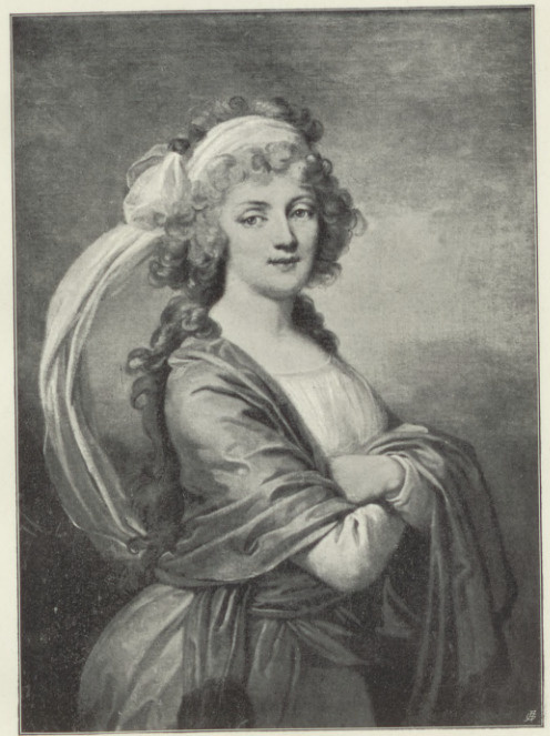 ANTONINA ELEONORA Z KOMOROWSKICH JÓZEFOWA ILIŃSKA (1792). Portret Olejny Józefa Grassiego. Własność Henryka hr. Steckiego w Romanowie.