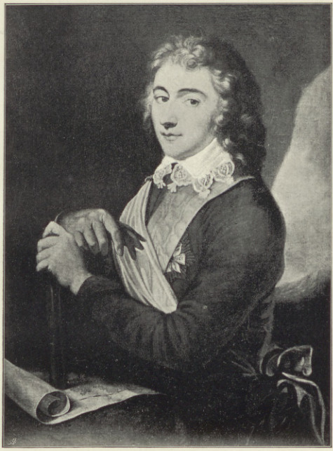 JÓZEF AUGUST ILIŃSKI (1792) JENERAŁ WOJSK POLSKICH, PÓŹNIEJ SENATOR ROSYJSKI. Kopia z portretu olejnego Józefa Grassiego. Własność Henryka hi. Steckiego w Romanowie.