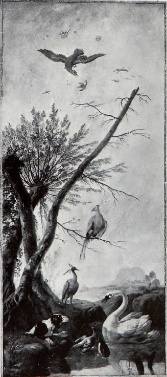 VII. J. Pillement, Panneau dekoracyjne z ptakami. Paryż, Muzeum w Petit Palais.