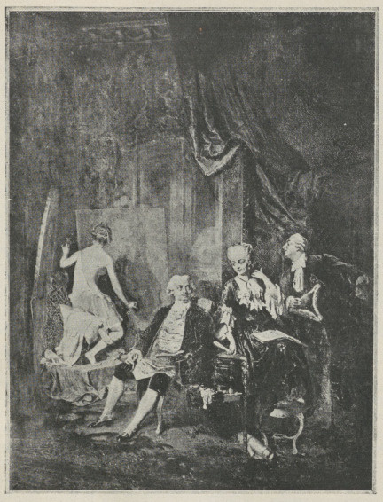 LEONARD STRASZYŃSKI, W PRACOWNI BACCIARELLI