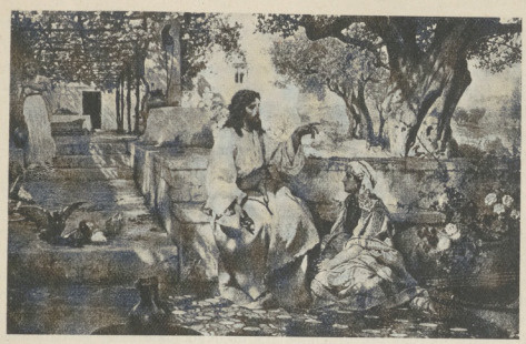 HENRYK SIEMIRADZKI, CHRYSTUS W DOMU MARJI I MARTY
