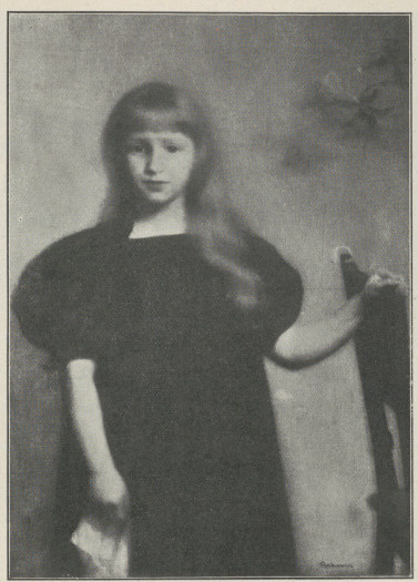 JÓZEF PANKIEWICZ, PORTRET DZIEWCZYNKI