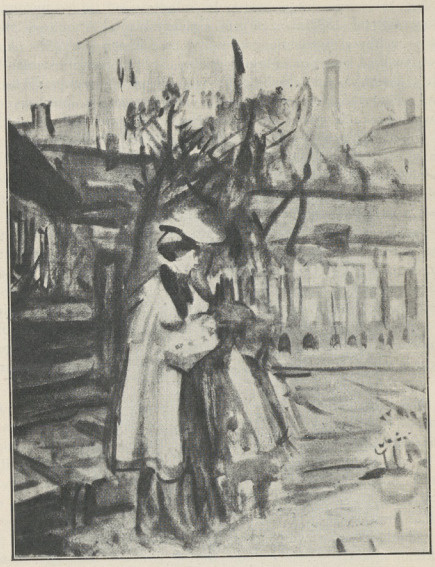 JÓZEF MAŃKOWSKI, W OGRODZIE