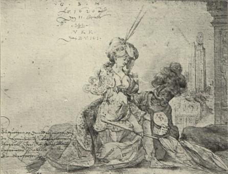 B. Strobel, Alegorya. 1626. (Muzeum sztuki stosowanej i starożytności w Wrocławiu).