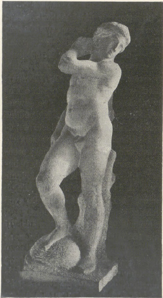 Dawid. Rzeźba marmurowa w Museo Nazionale we Florencyi. (Fot. Braun, Clement i Sp.)