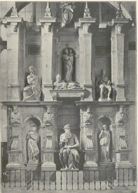 Grobowiec Juliusza II w kościele S. Pietro in Vincoli W Rzymie. (Fot. Anderson.)
