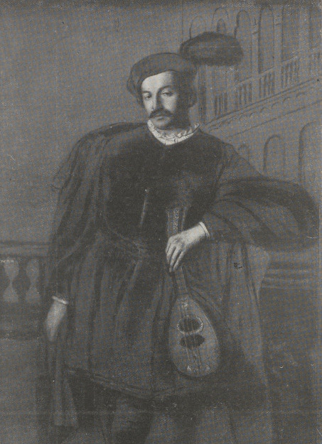 Józef Simmler: Portret Wihelma Troschla w roli “Don Juana”.