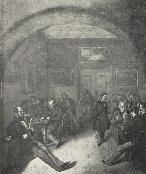 Feliks Pęczarski: Kawiarnia zwana “Honoratką” (1830 r.).