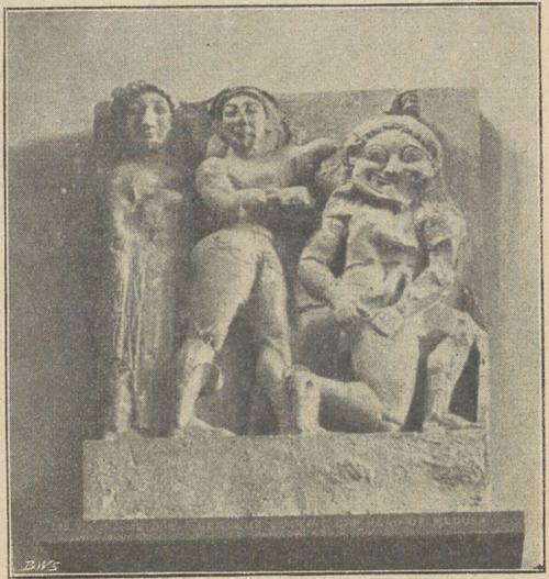 Metopa świątyni w Selinus. (Perseusz zabija Meduzę)