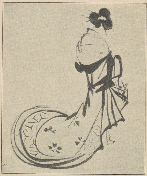 Hokusai. Szkic