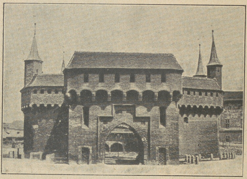 Kraków. Barbakan florjański