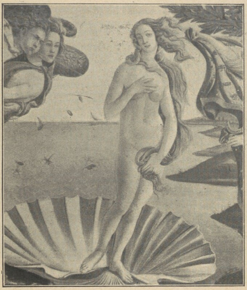 Boticelli. Narodziny Wenery. (Szczegół). Florencja