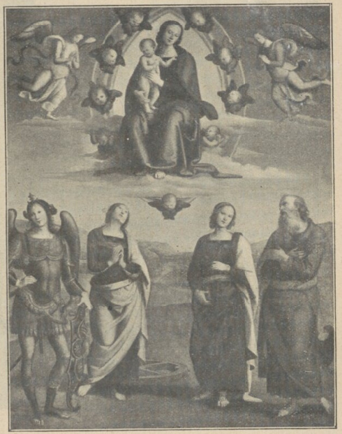 Perugino. Madonna i Święci. Bolonja. Pinakoteka