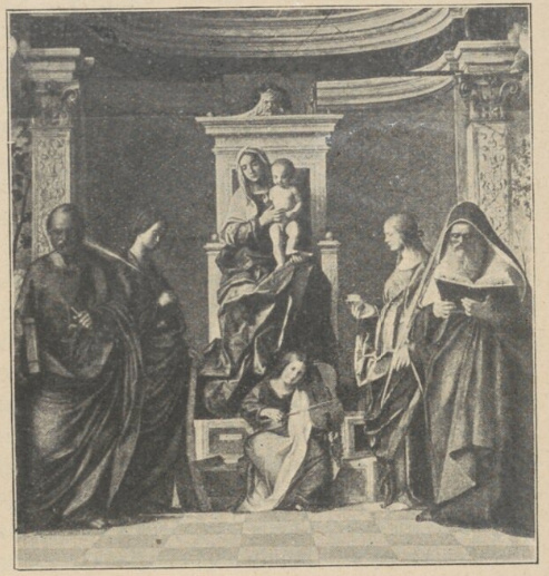 Giovanni Bellini. Marja i Święci. Wenecja. Kościół Św. Zacharjasza