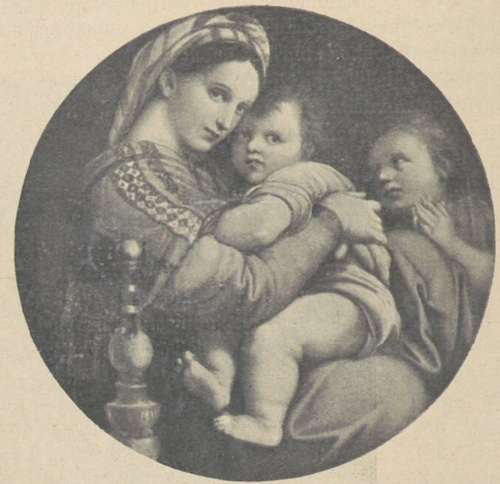 Rafael. Madonna della Sedia.(Florencja. Gal. Pitti)