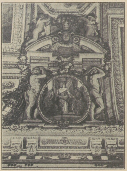 Charles Le Brun. Plafon. Wersal