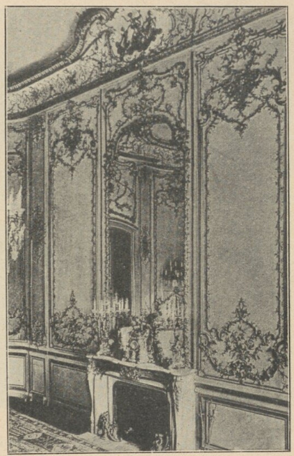 Dekoracja wnętrza. Ludwik XV. Paryż. Hotel de Roquelaure