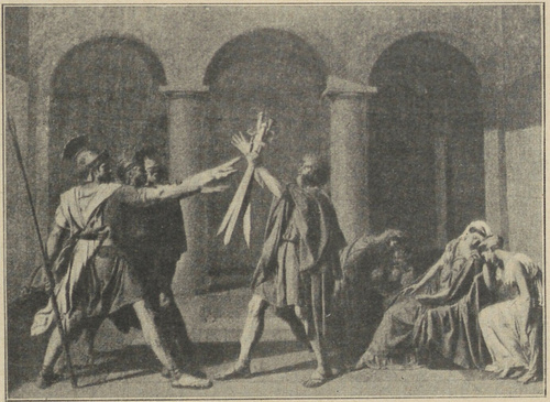 David. Przysięga Horacjuszów. Luwr