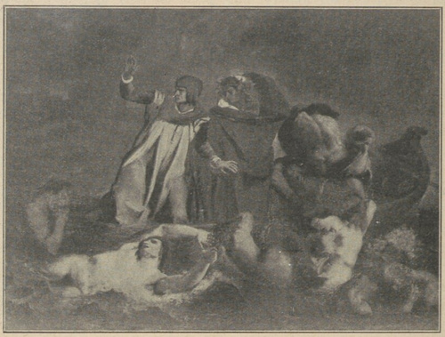 Delacroix. Barka dantejska. Luwr