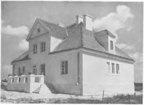 ARCH. ALEKSANDER RANIECKI, BUDYNEK STAROSTWA W SARNACH.