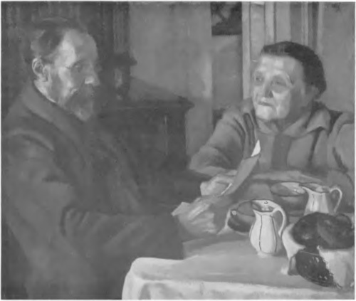 WOJCIECH WEISS, PORTRET RODZICÓW ARTYSTY (ol., 1912).