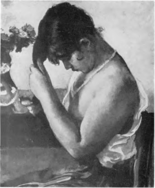 WOJCIECH WEISS, PRZY TOALECIE (ol. 1916).