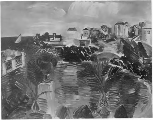 RAOUL DUFY, PEJZAŻ (1924) (Ze zbiorów Bernheim Jeune, Paryż).