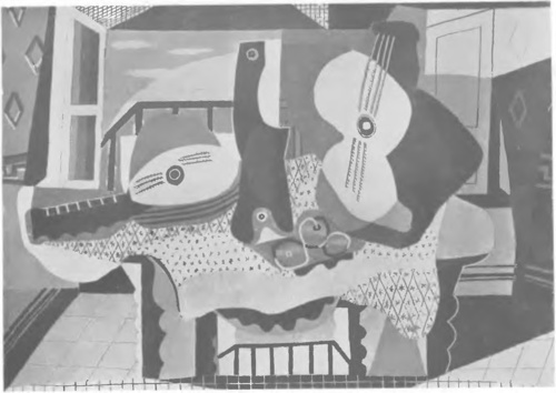 PABLO PICASSO  KOMPOZYCJA (1924) (Zbiory Pavlu Rosenberga w Paryżu).