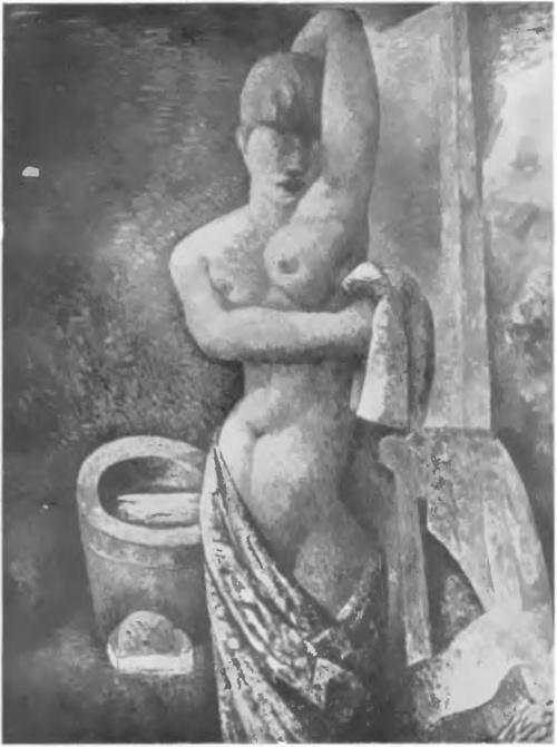 GROMAIRE, PRZY TOALECIE (1924) fut. G. Allié, Paryż.