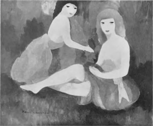 MARIE LAURENEN (Galerie Pierre, Paryż) DZIEWCZYNKI (1922).