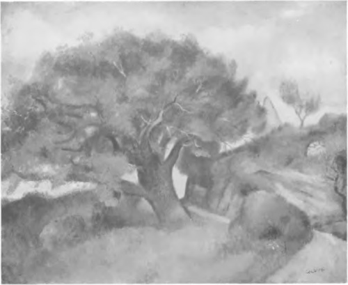 O. COUBINE, KRAJOBRAZ Z HADIF PROVENCE (1922) (Koto Roseman).