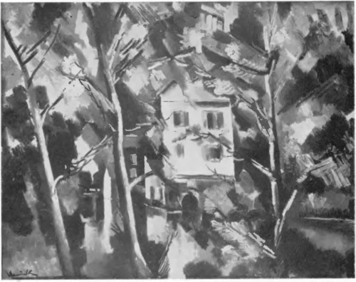 MAURICE VLAMÍNCK, PEJZAŻ (Zbiory Beruheima w Paryżu).