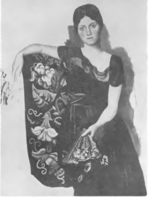 PABLO PICASSO, PORTRET (1918).