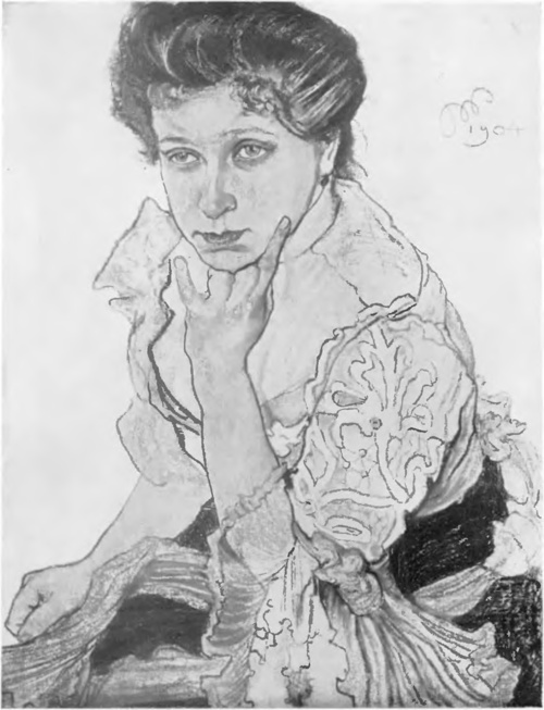 ST. WYSPIAŃSKI, PORTRET p. LEONOWEJ STERNBACHOWEJ (pastel, 1904) (Wł. prof. dr. L. Sternbacha, Kraków).