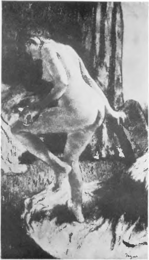 E. DEGAS, PO KĄPIELI (pastel, 1883) (Wł. G. Durand Ruel, Paryż).
