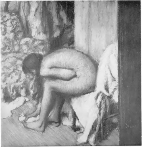E. DEGAS (Louvre, kollekcja Camondo) PO KĄPIELI (pastel. 1886).