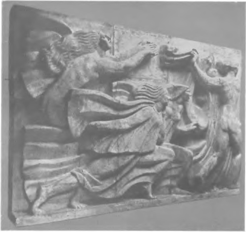 A. BOURDELLE, STUDIUM DO PŁASKORZEŹBY (na frontonie teatru Champs Elysée» w Paryżu).