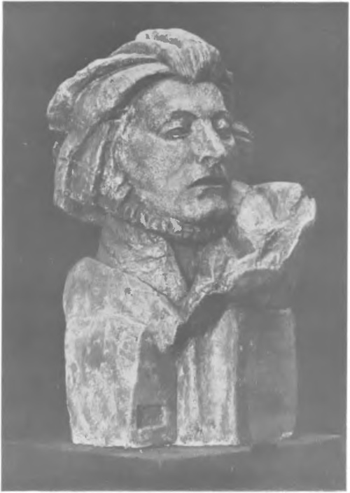 A. BOURDELLE A. MICKIEWICZ (Studium do pomnika w Paryżu).