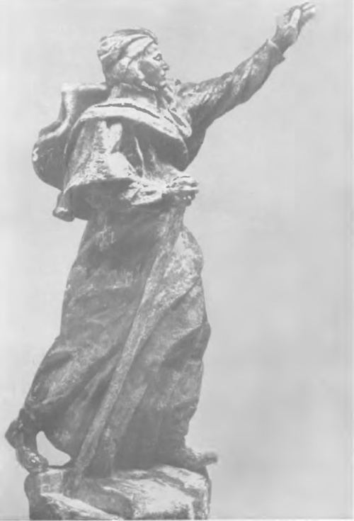 A. BOURDELLE, A. MICKIEWICZ (Fragment pomnika w Paryżu).