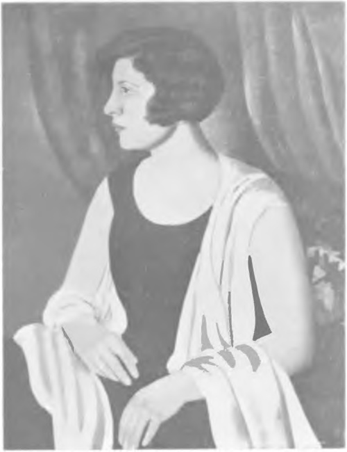T. NIESIOŁOWSKI, PORTRET PANNY H. W. (Z VII Wystawy “RYTMU