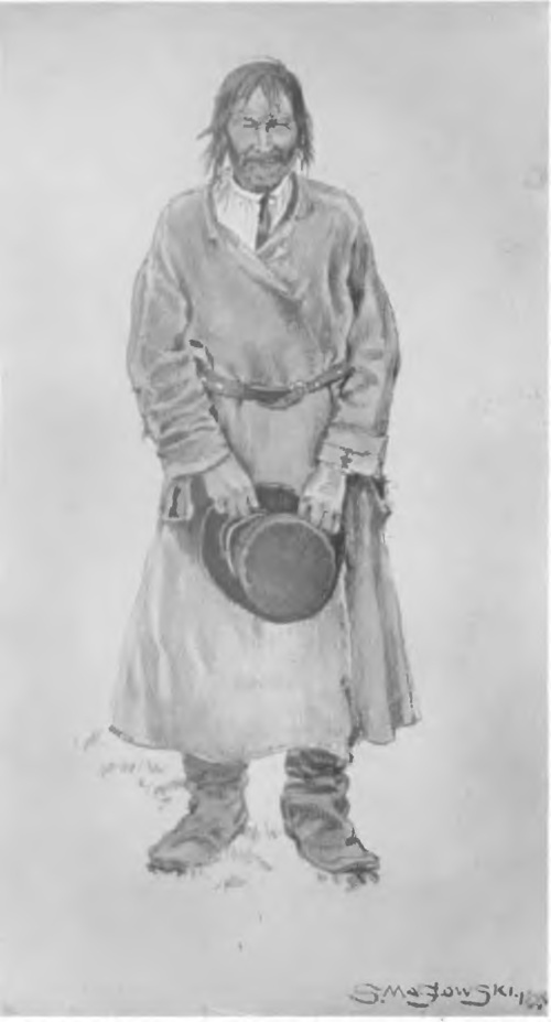 STANISŁAW MASŁOWSKI, SOŁTYS WITOSEK (akwar, 1880) (Własność rodziny artysty).