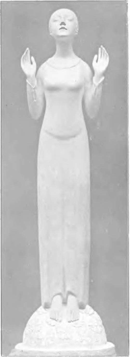 W. KONIECZNY, IMMACULATA (gips).