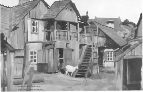 STANISLAW CZAJKOWSKI, Z KAZIMIERZA NAD WISŁĄ (ol. 1922) (Z wyst. Tow. Art. Pol. “Sztuka” Kraków 1926).