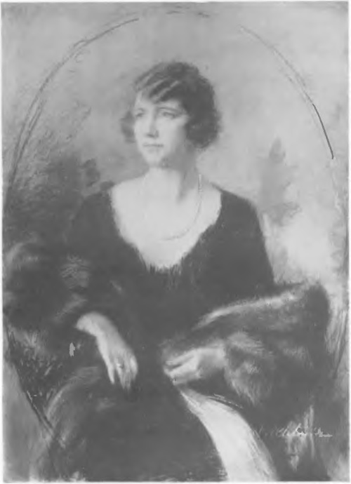 T. AXENTOWICZ, PORTRET PANI M. (pastel, 1926) (Z Wyst. Tow. Art. Pul. „Sztuka“, Kraków 1926).