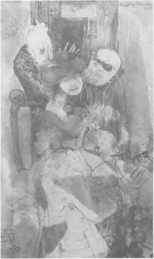 WITOLD WOJTKIEWICZ NATRĘTY (rys. piórem. 1906).
