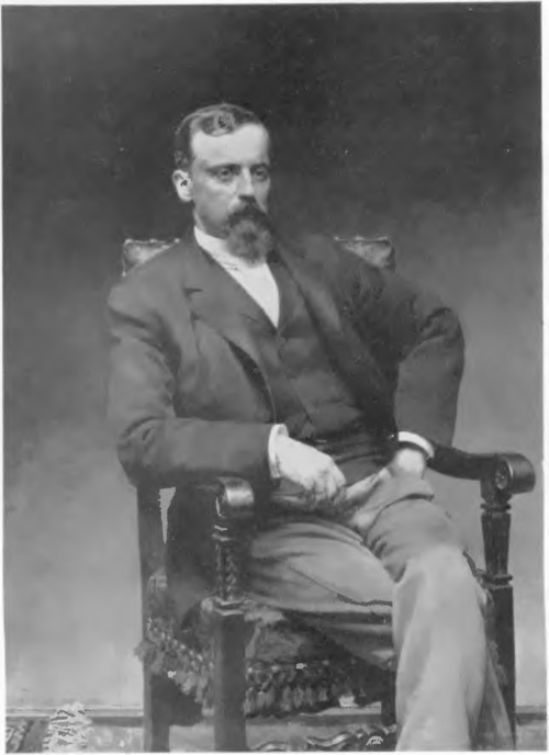 K POCHWALSKI, PORTRET H. SIENKIEWICZA (ol., 1890) (Wł. rodziny H. Sienkiewicza.